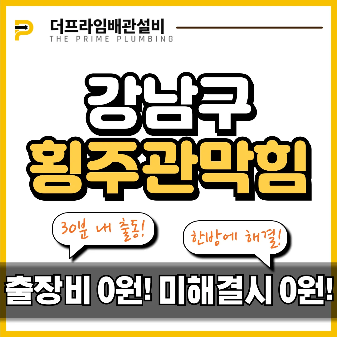 강남구횡주관막힘