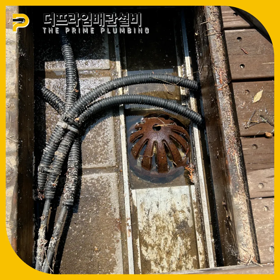 공원하수구막힘