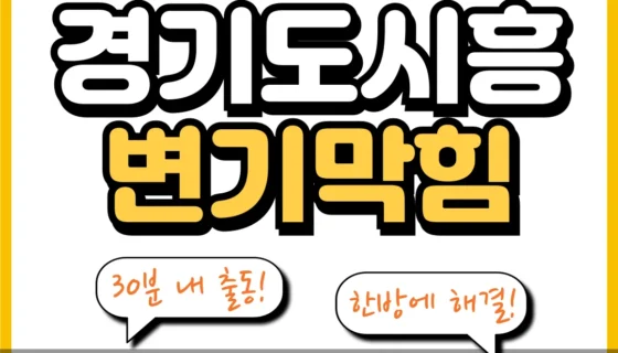 경기도시흥변기막힘