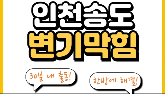 인천송도변기막힘
