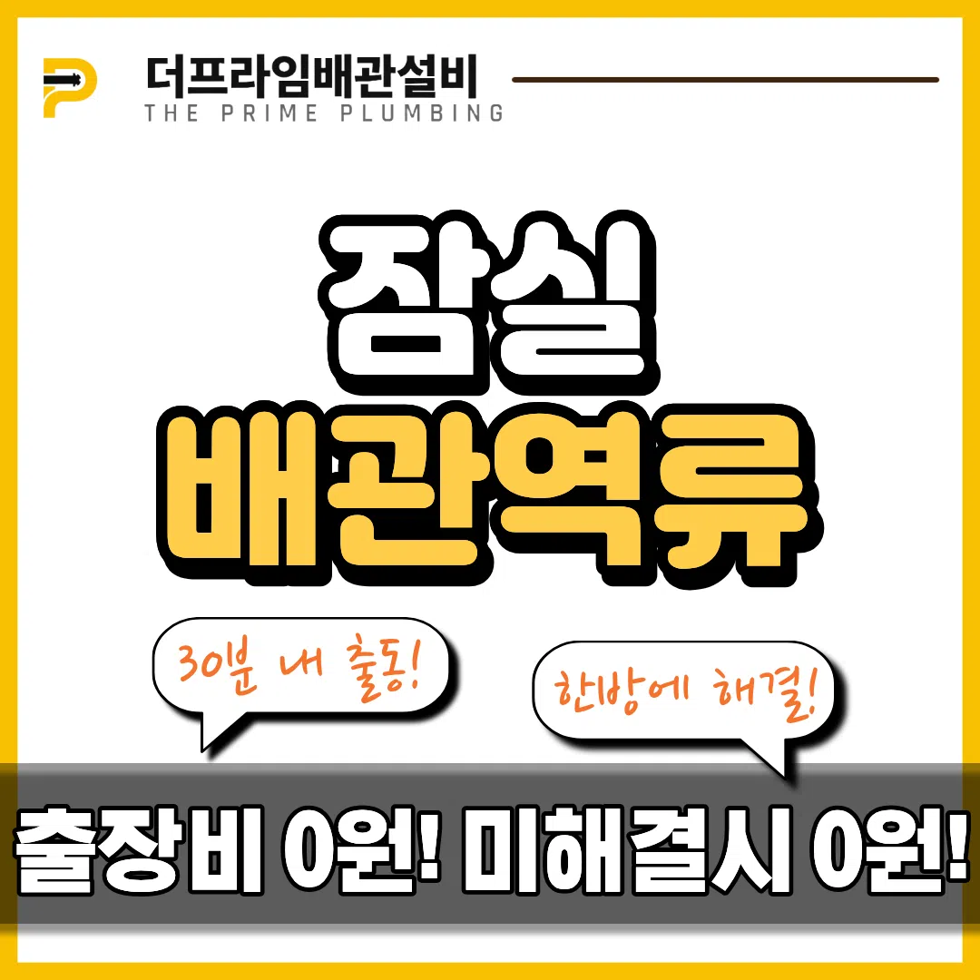잠실배관역류