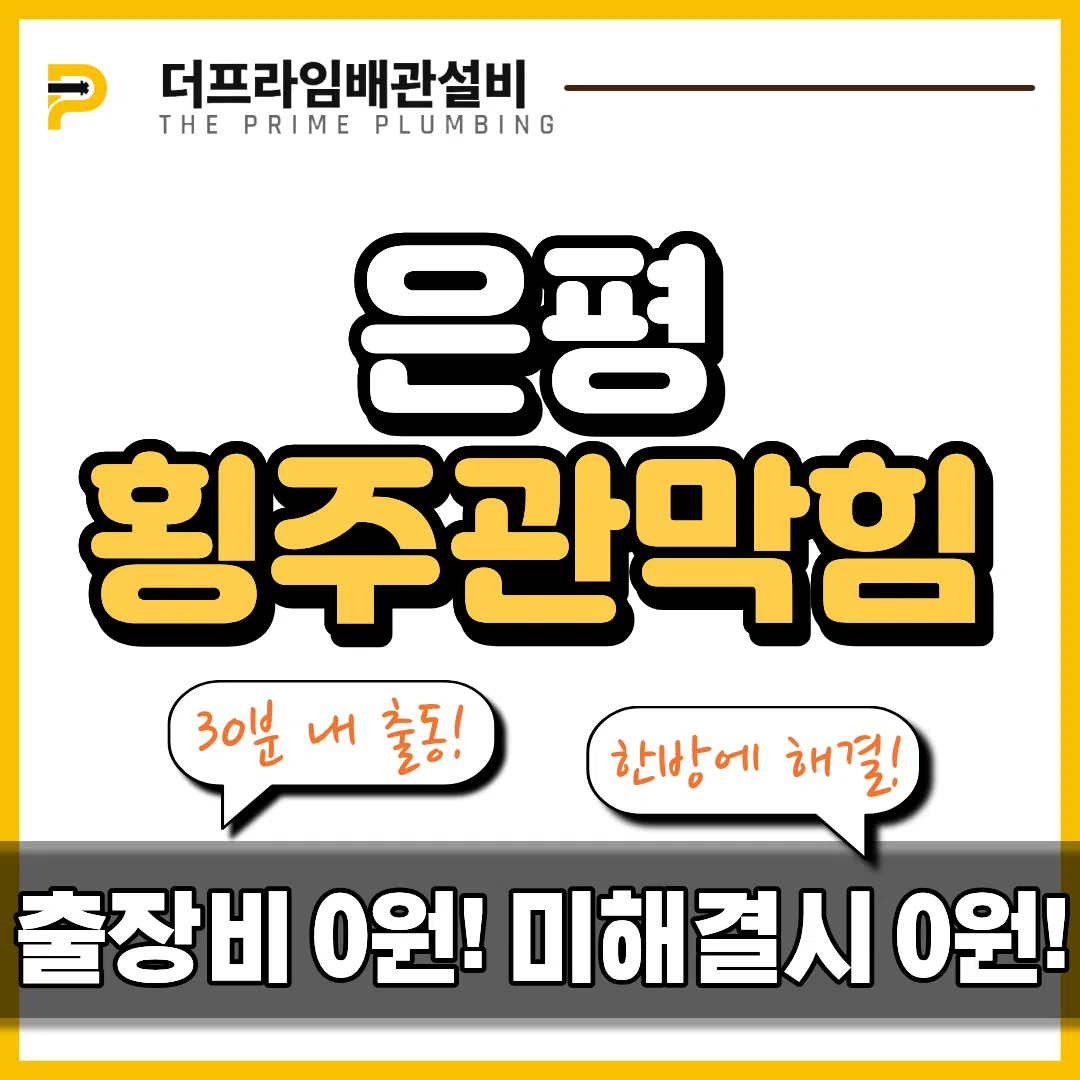 은평횡주관막힘