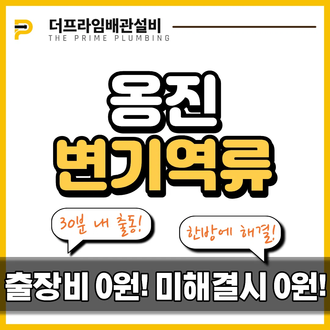옹진변기역류