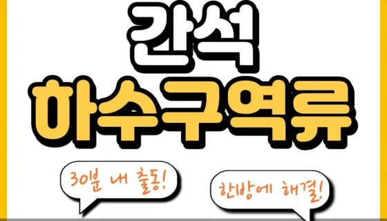 간석하수구역류